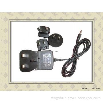 swivel plug adapter with eu uk au us version